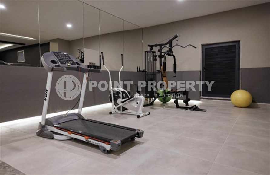 Stylish 1+1 apartment on the 8th floor of the residence, Mahmutlar, Alanya, with mountain views-id-2831-photo-18