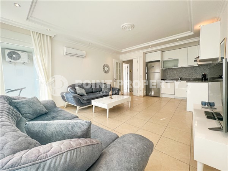 Светлый пентхаус в охраняемом комплексе 2011 года постройки, 120 м2, с мебелью, Оба-id-2840-фото-4