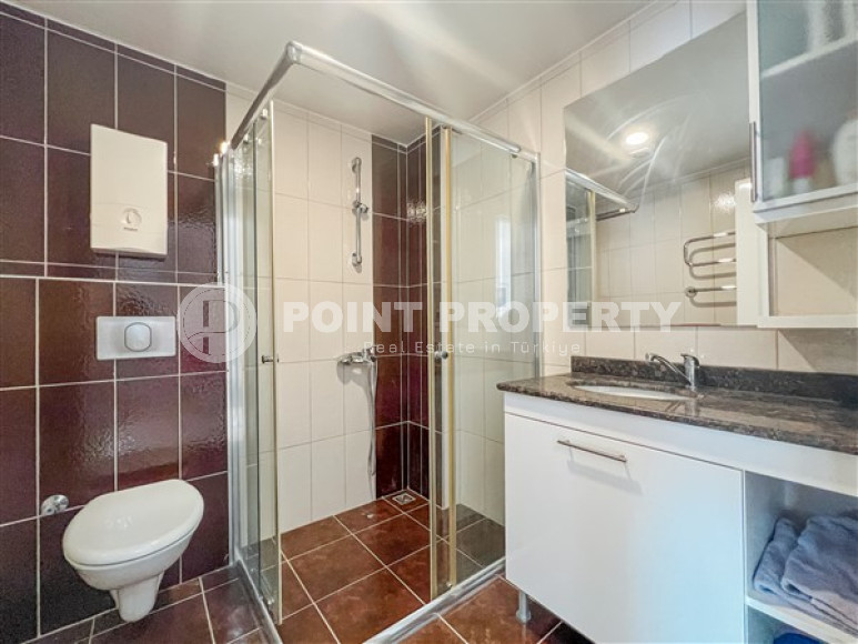 Светлый пентхаус в охраняемом комплексе 2011 года постройки, 120 м2, с мебелью, Оба-id-2840-фото-7