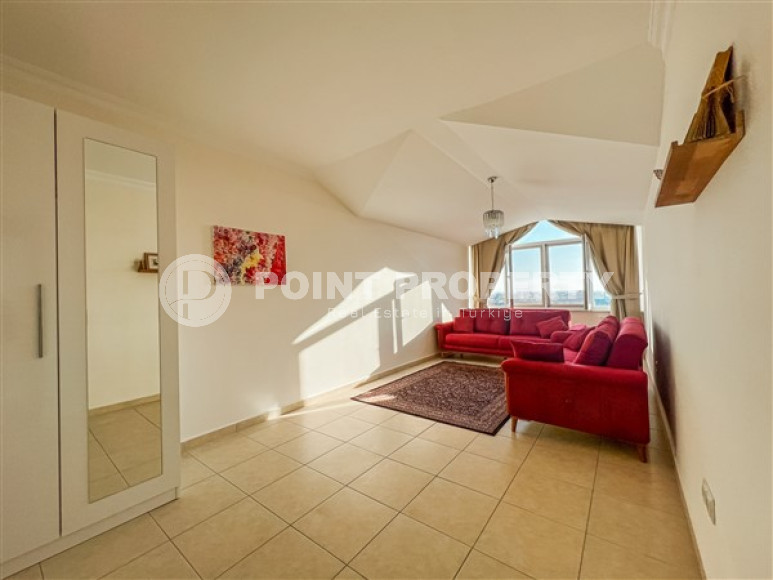 Светлый пентхаус в охраняемом комплексе 2011 года постройки, 120 м2, с мебелью, Оба-id-2840-фото-8