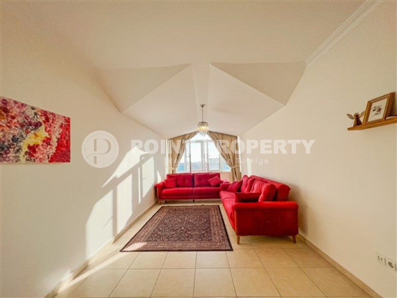 Светлый пентхаус в охраняемом комплексе 2011 года постройки, 120 м2, с мебелью, Оба-id-2840-фото-9