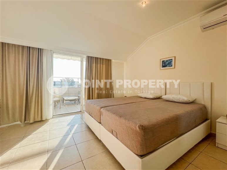 Светлый пентхаус в охраняемом комплексе 2011 года постройки, 120 м2, с мебелью, Оба-id-2840-фото-11