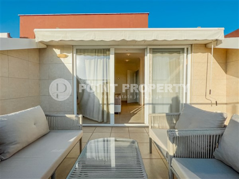 Светлый пентхаус в охраняемом комплексе 2011 года постройки, 120 м2, с мебелью, Оба-id-2840-фото-17