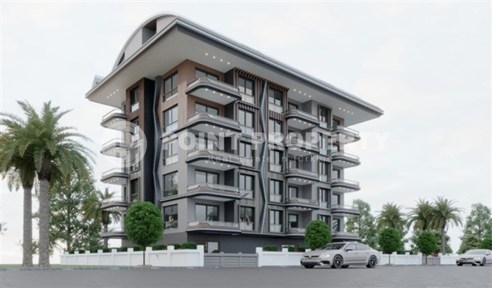 Бюджетная квартира 1+1 в строящемся малоэтажном комплексе, с возможностью рассрочки, Окурджалар, Аланья-id-2841-фото-2