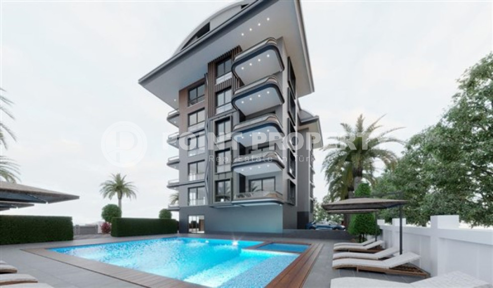 Бюджетная квартира 1+1 в строящемся малоэтажном комплексе, с возможностью рассрочки, Окурджалар, Аланья-id-2841-фото-4