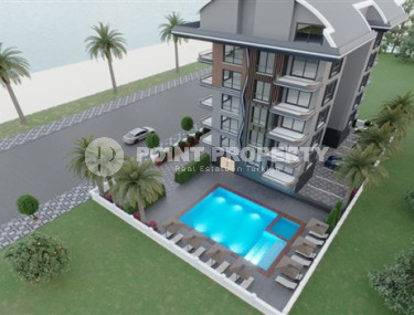 Бюджетная квартира 1+1 в строящемся малоэтажном комплексе, с возможностью рассрочки, Окурджалар, Аланья-id-2841-фото-5