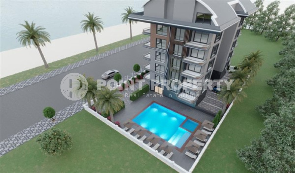 Бюджетная квартира 1+1 в строящемся малоэтажном комплексе, с возможностью рассрочки, Окурджалар, Аланья-id-2841-фото-5