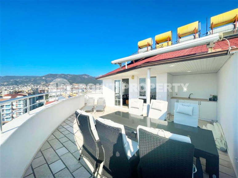 Видовой пятикомнатный дуплекс 240 м2 с двумя балконами и террасой с обзором на море и горы, Тосмур, Аланья-id-2842-фото-12