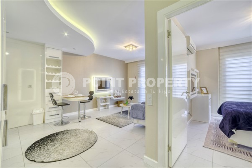 Современные апартаменты с мебелью, общей площадью 45 м2, Аланья, в 150 метрах от центра города-id-2844-фото-17