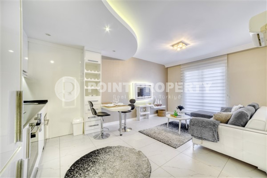 Современные апартаменты с мебелью, общей площадью 45 м2, Аланья, в 150 метрах от центра города-id-2844-фото-18