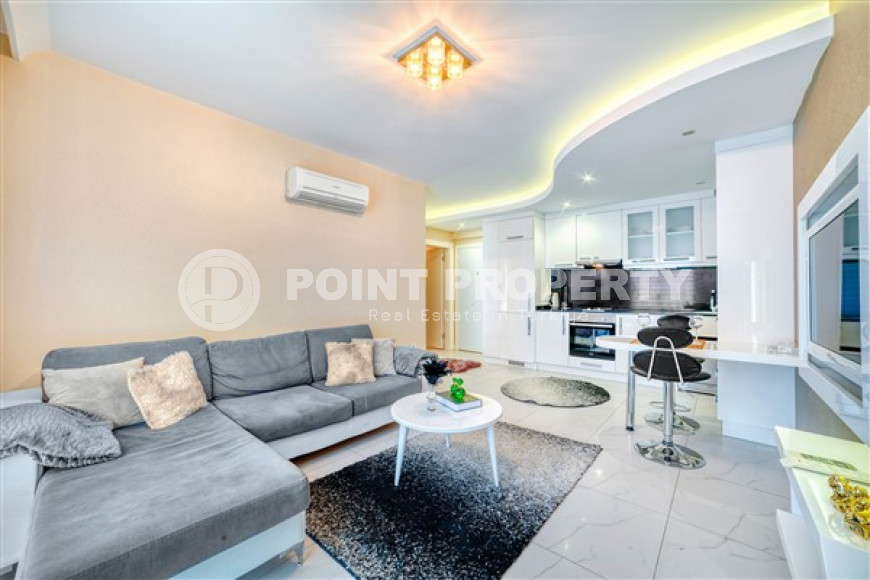 Современные апартаменты с мебелью, общей площадью 45 м2, Аланья, в 150 метрах от центра города-id-2844-фото-21