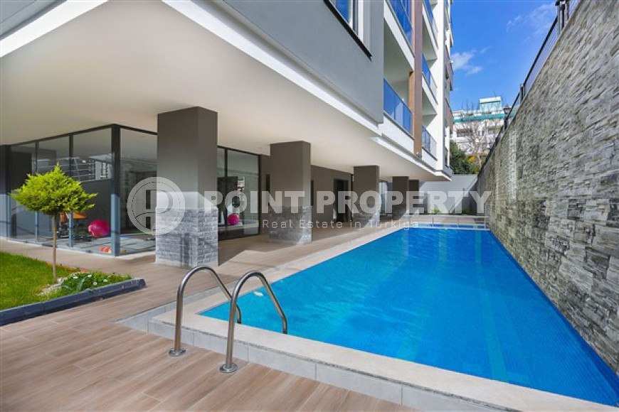 Stylish apartment 60 m2, 300 meters from the sea, in a complex with infrastructure, Mahmutlar district-id-2847-photo-6