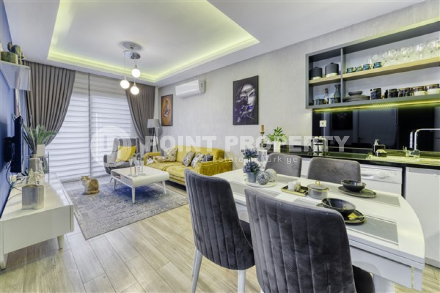 Stylish apartment 60 m2, 300 meters from the sea, in a complex with infrastructure, Mahmutlar district-id-2847-photo-9