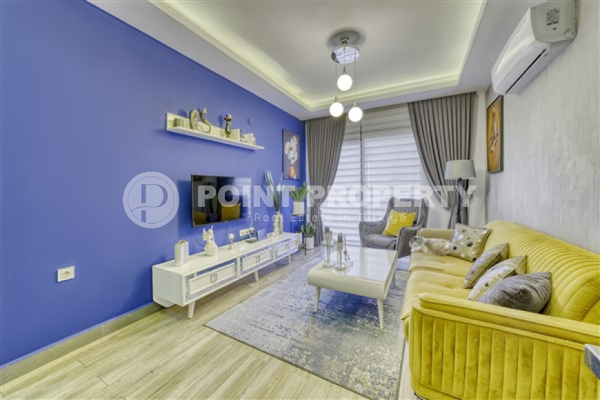 Stylish apartment 60 m2, 300 meters from the sea, in a complex with infrastructure, Mahmutlar district-id-2847-photo-10