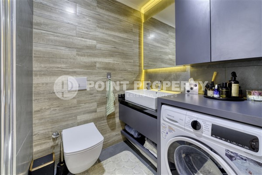 Stylish apartment 60 m2, 300 meters from the sea, in a complex with infrastructure, Mahmutlar district-id-2847-photo-14