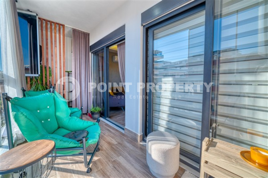 Stylish apartment 60 m2, 300 meters from the sea, in a complex with infrastructure, Mahmutlar district-id-2847-photo-17