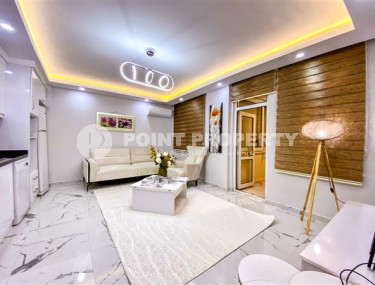 Прелестная квартира в центре Аланьи, 1+1, 55 м2 в 850 метрах от моря-id-2857-фото-1