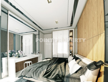 One-room apartment in a premium class residence under construction in the Mahmutlar area, 59 m2.-id-1254-photo-4