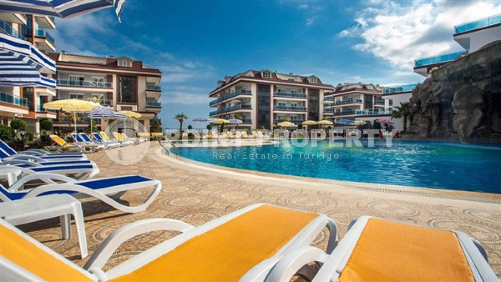 Просторная современная квартира 1+1, готовая для жизни, в комплексе с роскошной инфраструктурой в Джикджилли, Алания-id-2863-фото-5