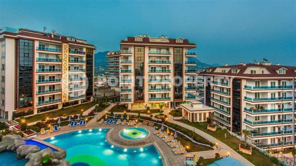 Просторная современная квартира 1+1, готовая для жизни, в комплексе с роскошной инфраструктурой в Джикджилли, Алания-id-2863-фото-19