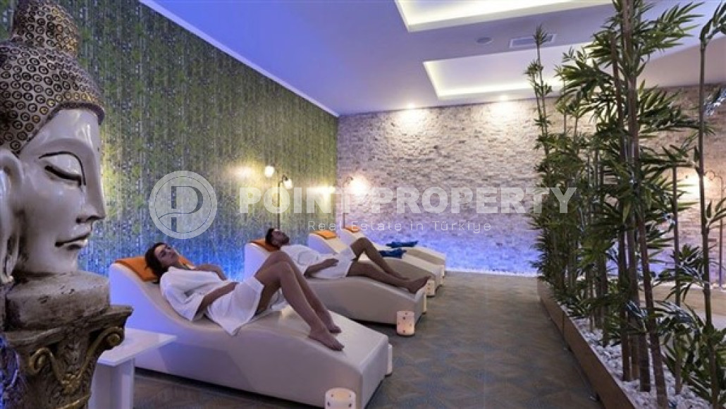 Просторная современная квартира 1+1, готовая для жизни, в комплексе с роскошной инфраструктурой в Джикджилли, Алания-id-2863-фото-30