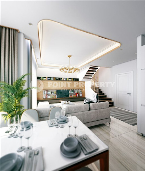 One-room apartment in a premium class residence under construction in the Mahmutlar area, 59 m2.-id-1254-photo-12