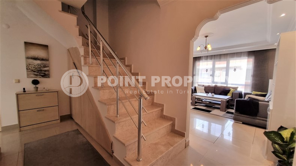 Двухуровневый меблированный пентхаус 4+1 рядом с морем, Оба, Алания-id-2865-фото-10