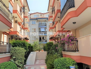 Вместительный трехкомнатный дуплекс 120 м² с выходом на крышу в уютном комплексе в районе Оба, Алания-id-2866-фото-2