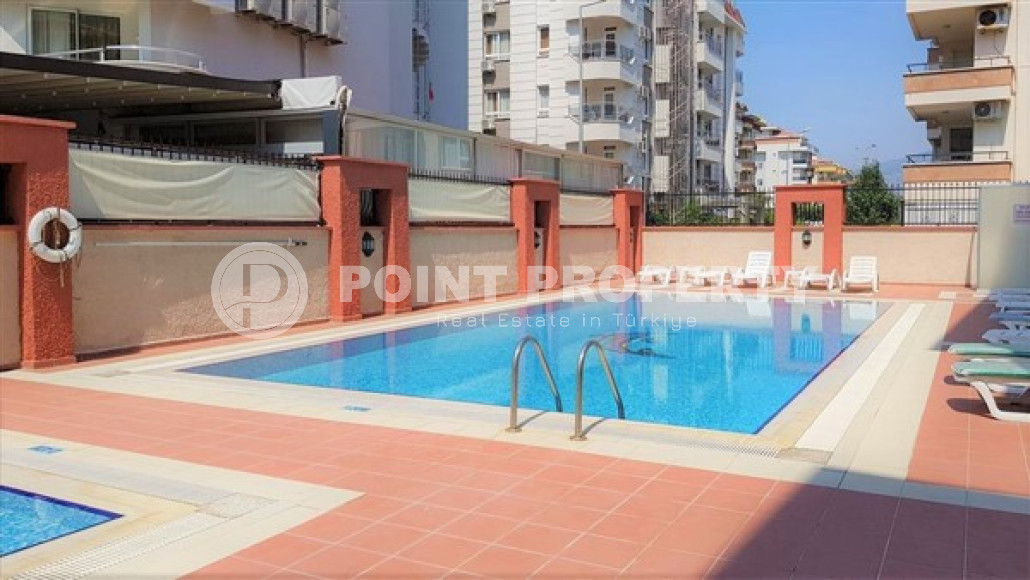 Вместительный трехкомнатный дуплекс 120 м² с выходом на крышу в уютном комплексе в районе Оба, Алания-id-2866-фото-3