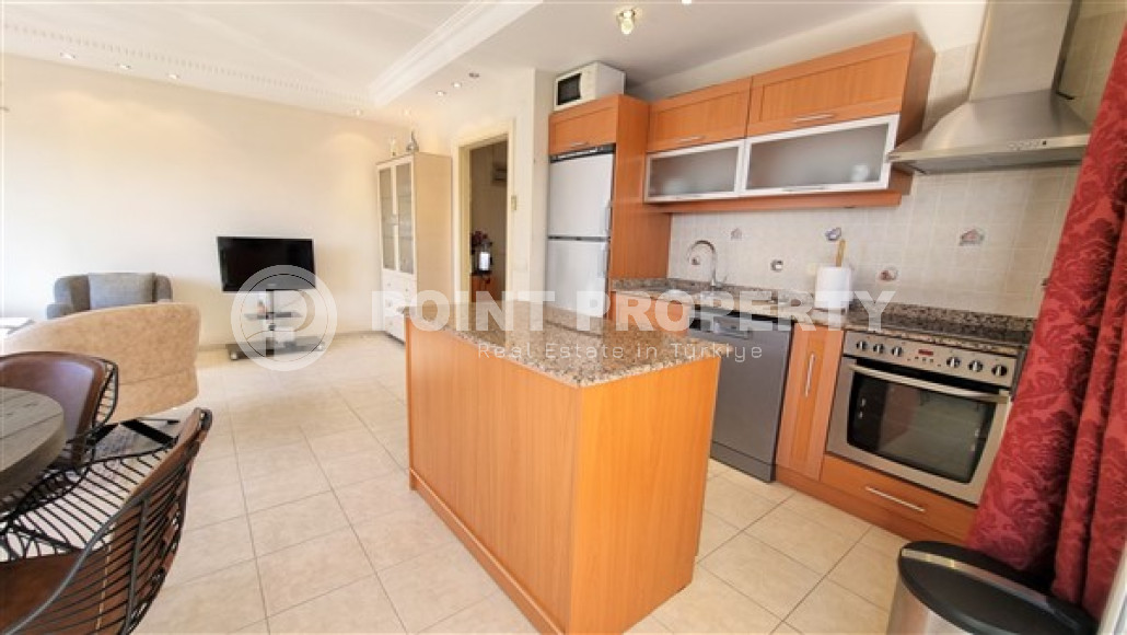 Вместительный трехкомнатный дуплекс 120 м² с выходом на крышу в уютном комплексе в районе Оба, Алания-id-2866-фото-6