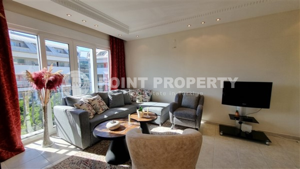 Вместительный трехкомнатный дуплекс 120 м² с выходом на крышу в уютном комплексе в районе Оба, Алания-id-2866-фото-7