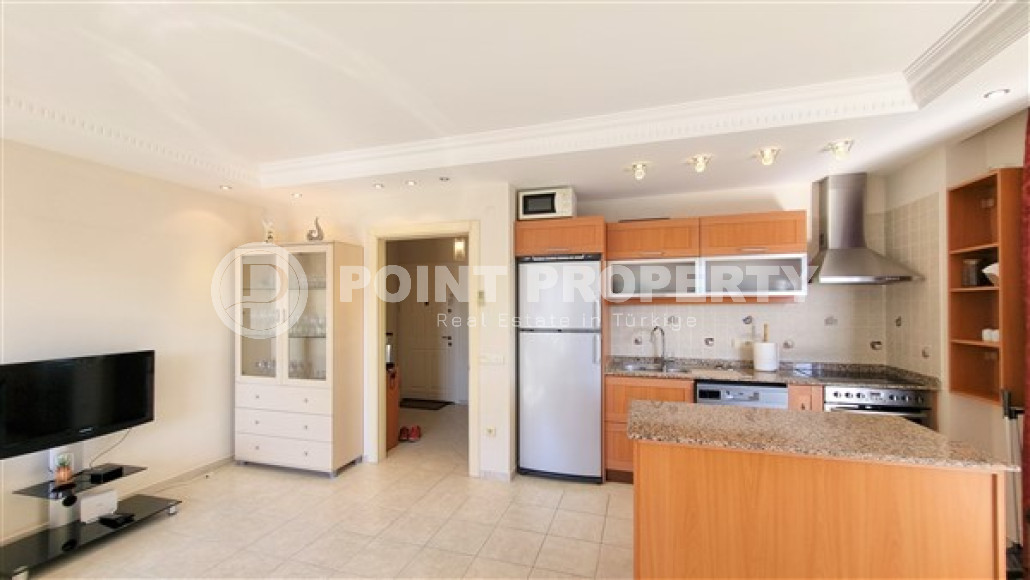 Вместительный трехкомнатный дуплекс 120 м² с выходом на крышу в уютном комплексе в районе Оба, Алания-id-2866-фото-8