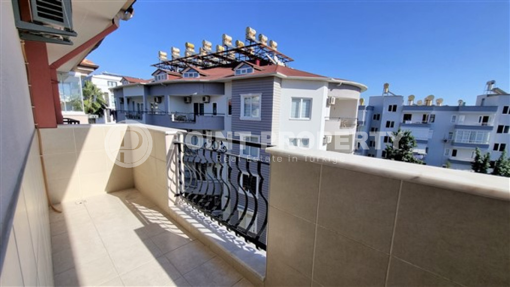 Вместительный трехкомнатный дуплекс 120 м² с выходом на крышу в уютном комплексе в районе Оба, Алания-id-2866-фото-11