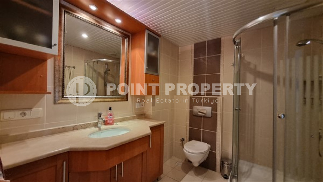 Вместительный трехкомнатный дуплекс 120 м² с выходом на крышу в уютном комплексе в районе Оба, Алания-id-2866-фото-13