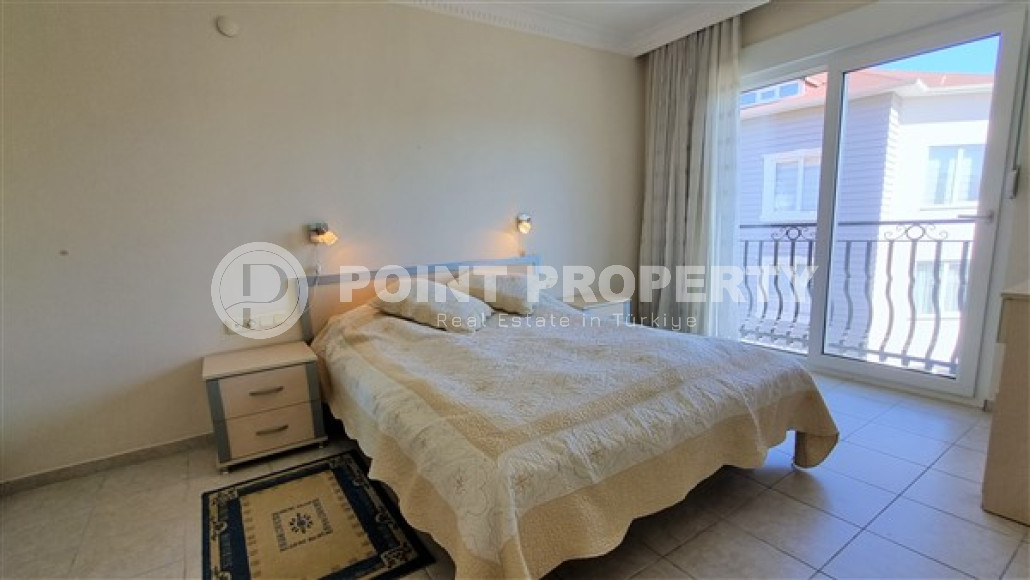 Вместительный трехкомнатный дуплекс 120 м² с выходом на крышу в уютном комплексе в районе Оба, Алания-id-2866-фото-15