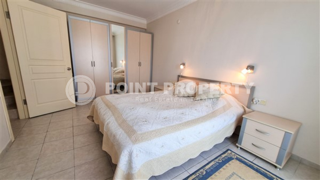 Вместительный трехкомнатный дуплекс 120 м² с выходом на крышу в уютном комплексе в районе Оба, Алания-id-2866-фото-16