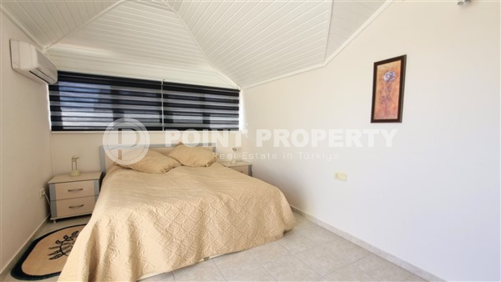 Вместительный трехкомнатный дуплекс 120 м² с выходом на крышу в уютном комплексе в районе Оба, Алания-id-2866-фото-19