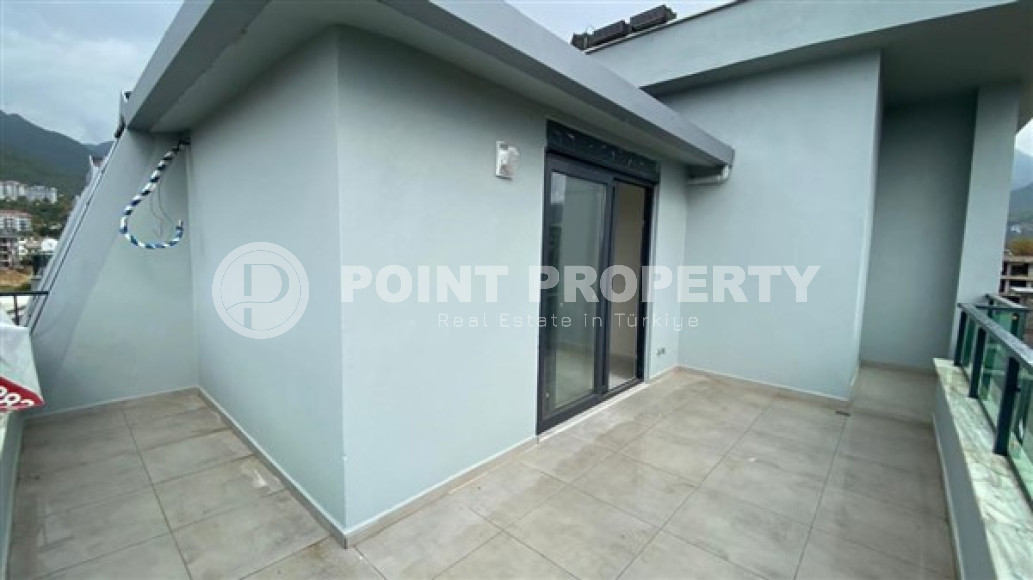 Двухуровневый пентхаус 3+1 с чистовой отделкой, по оптимальной цене в новом доме в верхней Обе, Алания-id-2867-фото-3