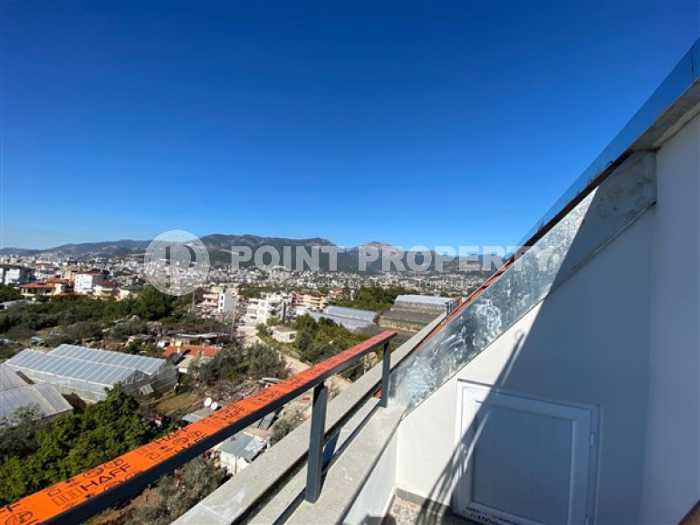 Огромный светлый дуплекс 3+1 с выходом на крышу и потрясающим панорамным видом на море и крепость, Оба, Алания-id-2868-фото-3