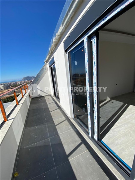 Огромный светлый дуплекс 3+1 с выходом на крышу и потрясающим панорамным видом на море и крепость, Оба, Алания-id-2868-фото-5