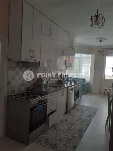 Элегантная ухоженная квартира 2+1 в отдельном доме в 150 метрах от моря в районе Оба, Алания-id-2869-фото-10