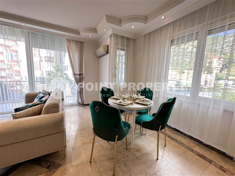 Респектабельные апартаменты 110 м2, в доме 2010 года с двумя балконами, центральная часть Аланьи-id-2870-фото-11