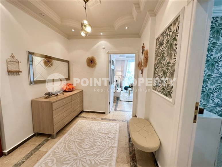 Респектабельные апартаменты 110 м2, в доме 2010 года с двумя балконами, центральная часть Аланьи-id-2870-фото-12