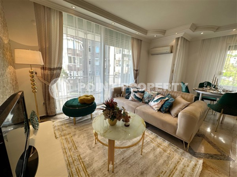 Респектабельные апартаменты 110 м2, в доме 2010 года с двумя балконами, центральная часть Аланьи-id-2870-фото-17