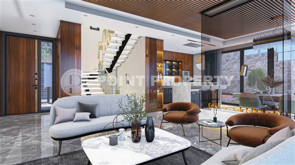 Luxury investment project, duplex villas with an area of 305 m2 with an 8+1 layout, located in the Tepe area, Alanya-id-2874-photo-8