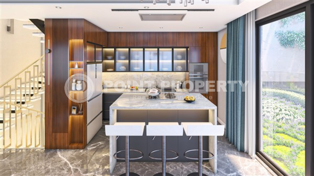 Luxury investment project, duplex villas with an area of 305 m2 with an 8+1 layout, located in the Tepe area, Alanya-id-2874-photo-10