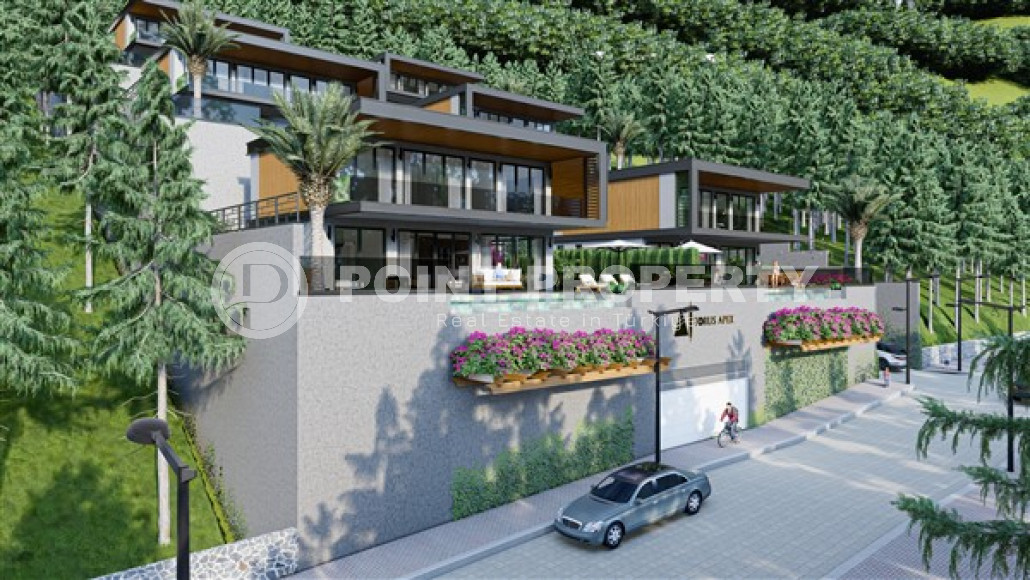 Luxury investment project, duplex villas with an area of 305 m2 with an 8+1 layout, located in the Tepe area, Alanya-id-2874-photo-29