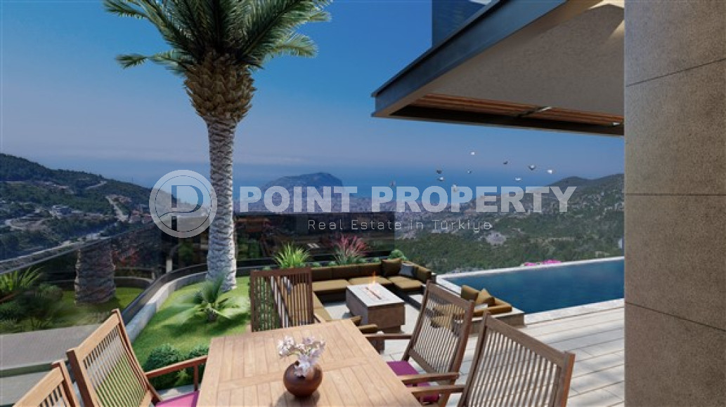 Luxury investment project, duplex villas with an area of 305 m2 with an 8+1 layout, located in the Tepe area, Alanya-id-2874-photo-31