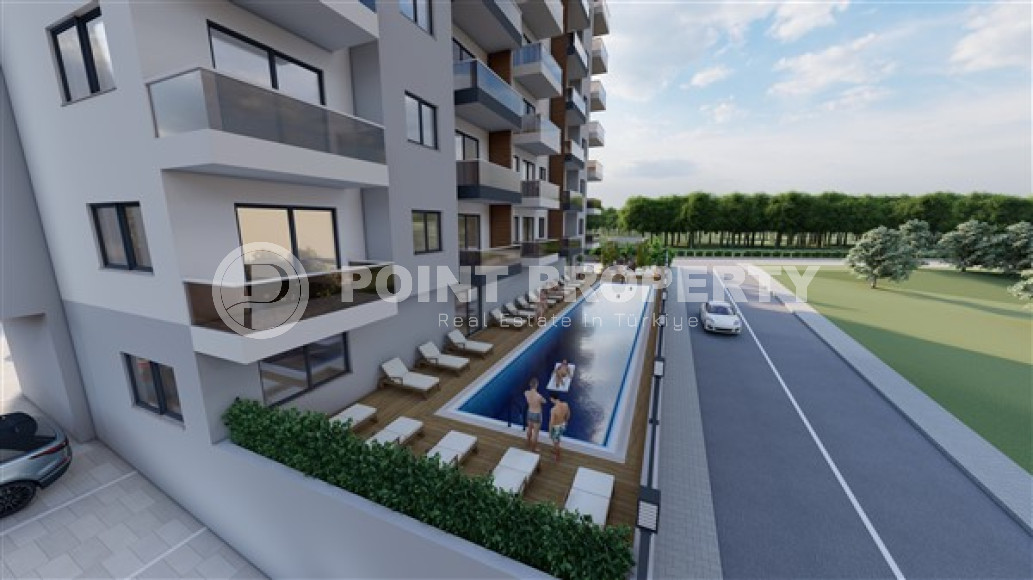 Apartments in various price categories 48 - 109 m2 in a high-rise complex under construction with hotel infrastructure in the Avsallar area, Alanya-id-2876-photo-21