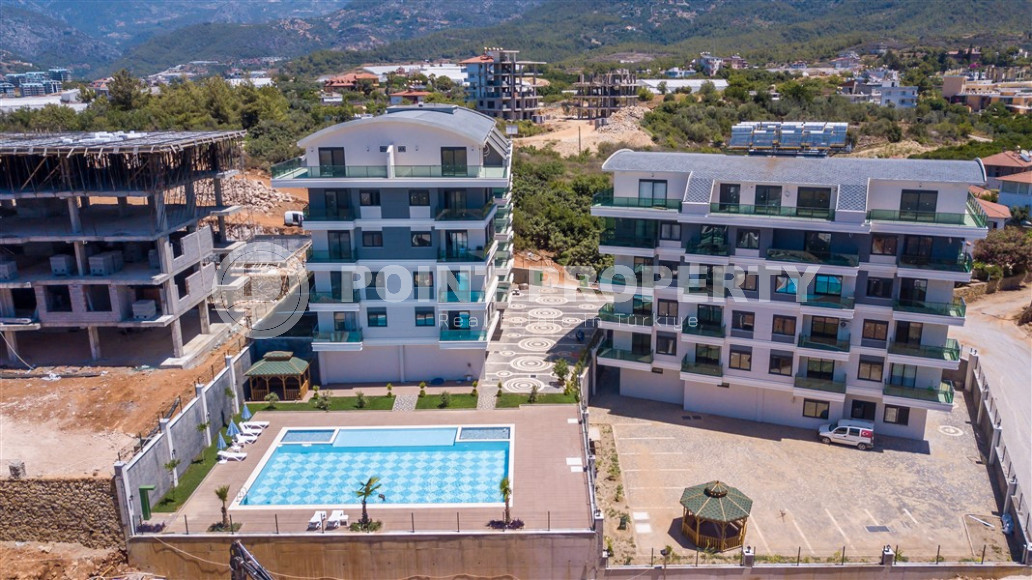 Furnished two-room apartment with an area of 47 m2. Oba district.-id-1255-photo-5